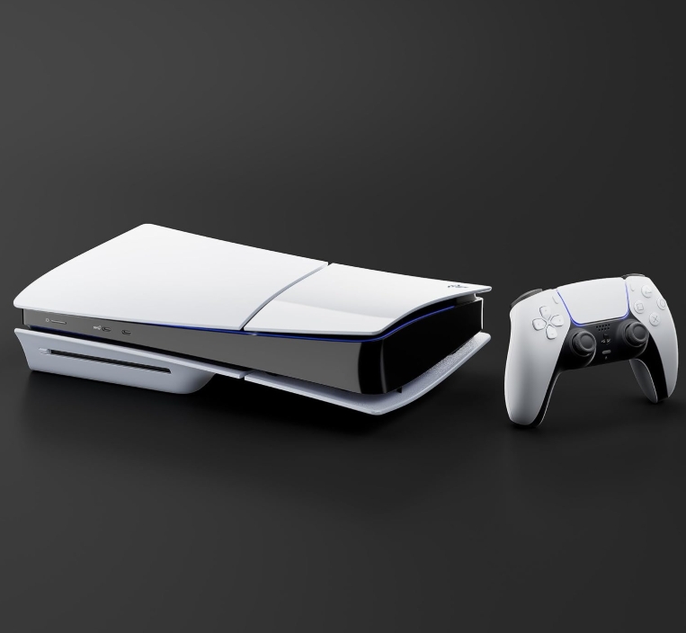 Sony PlayStation 5 Slim Disc 2TB SSD Edition Bundle with Astro Bot and C-Gamers Dual-Controller Charger - PS5 Upgraded with 2TB Ultra Fast SSD, White